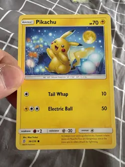 Pokemon Pikachu TCG Unified Minds Common Card 56/236 - Image 2