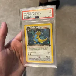 2000 Dark Dragonite Holo Rare 1st Edition 5/82 PSA 5 Pokemon Card TCG - Image 3