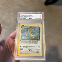2000 Dark Dragonite Holo Rare 1st Edition 5/82 PSA 5 Pokemon Card TCG - Image 4