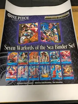 One Piece Card Game Seven Warlords of the Sea Binder Set English Bandai Sealed - Image 5