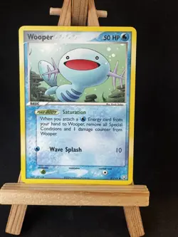 Pokemon Cards Wooper 81/109 NON HOLO EX Team Rocket Returns NM Read Decsription - Image 1