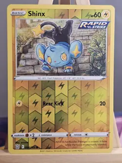 046/163 Shinx Battle Styles Reverse Holo Common Sowsow Card Pokemon TCG - Image 1