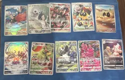 Pokemon TCG 10-Card Japanese Lot Fusion Arts Rapid Strike Master Holo Druddigon - Image 1