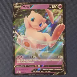 Mew V 069/189 - Darkness Ablaze - Rare Holo V Pokemon Card - NM - Image 1