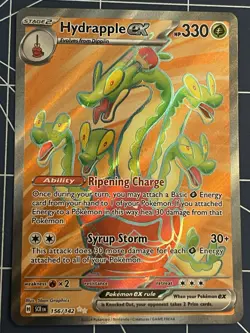 Pokemon Hydrapple EX TCG Card 156/142 Stellar Crown Series NM - Image 1