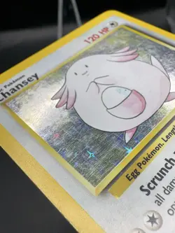 Pokemon TCG Chansey Holo Card Base Set 3/102 LP - Image 4