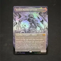 MTG Kozilek, Butcher of Truth Double Masters 2022 Mythic Foil Borderless EN (NM) - Image 1