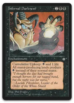 Infernal Darkness #23 (LP) Ice Age ICE Magic MTG - Image 1