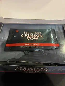 MTG Innistrad: Crimson Vow Draft OPENED (NOTHING MISSING) 36 Boosters+Box Topper - Image 2