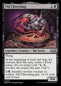 Old Flitterfang Foil Wilds of Eldraine 316 NM MTG - Image 1