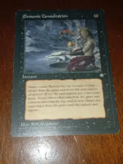 MTG Demonic Consultation Ice Age - Image 1
