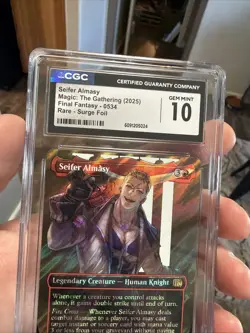 Mtg Final Fantasy Seifer Almasy Surge Foil Graded Gem Mint 10 CGC Low Pop FFVIII - Image 3