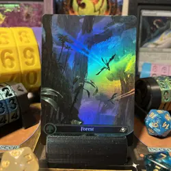 Forest (0266) (Borderless) Edge of Eternities Foil MTG - Image 1