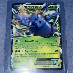 Pokemon Heracross EX XY Furious Fists 4/111 Ultra Rare Holo 170 HP English TCG - Image 1