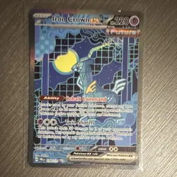 Pokemon TCG Iron Crown ex 158/131 SV Prismatic Evolutions SIR Holo 220 HP EN - Image 2