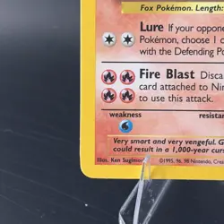Pokemon Ninetales (Unlimited) Base 12/102 LP Holofoil - Image 5