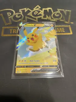 Near Mint! - Pikachu V - SWSH143 - Sword & Shield Promo - Pokemon - Image 1