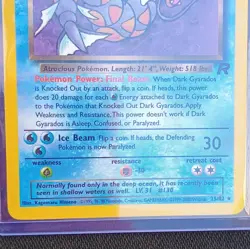 Pokemon Dark Gyarados 25/82 Team Rocket Rare Regular WOTC 2000 EN 70HP TCG - Image 3