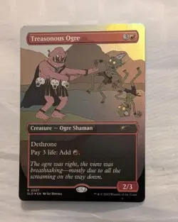 Treasonous Ogre (Rainbow Foil) Secret Lair Drop Foil - Image 2
