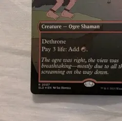 Treasonous Ogre (Rainbow Foil) Secret Lair Drop Foil - Image 3