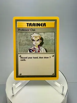 Professor Oak 88/102 Uncommon Pokemon TCG Base Set Unlimited WOTC 1999 NM - Image 1