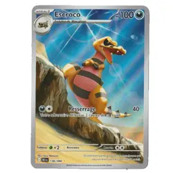 Carte pokemon Escroco 136/086 AR - EV10.5 Foudre Noire - Image 1