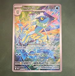 Pokemon TCG Frogadier Chaos Rising 089/086 Secret Rare Holo 100 HP Stage 1 - Image 1