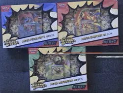 Pokemon TCG Ascended Heroes Mega ex Box Set of 3 - Meganium Emboar Feraligatr - Image 1