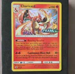 Pokemon TCG Charizard SM158 SM Black Star Promo Holo 150HP English - Image 1
