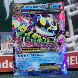 Pokemon TCG Primal Kyogre EX 55/160 XY Primal Clash Ultra Rare Full Art Holo - Image 1