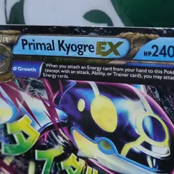 Pokemon TCG Primal Kyogre EX 55/160 XY Primal Clash Ultra Rare Full Art Holo - Image 3