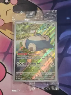 Snorlax SVP 051 Pokemon TCG Scarlet &Violet 151 ETB Promo English Sealed - Image 1