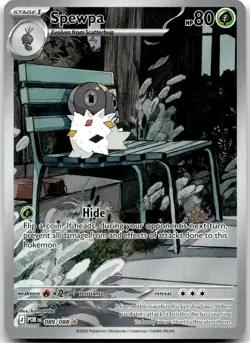 Spewpa 089/088 Holo Illustration Rare Perfect Order Pokemon Holo Near Mint - Image 1