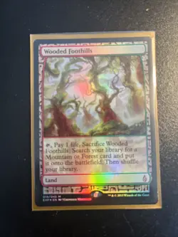 Wooded Foothills Zendikar Expeditions Foil - Image 1