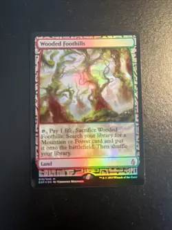 Wooded Foothills Zendikar Expeditions Foil - Image 2