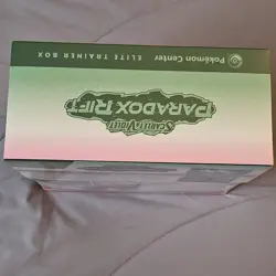 Pokemon Center Exclusive Paradox Rift Elite Trainer Box ETB Iron Valiant Sealed - Image 3