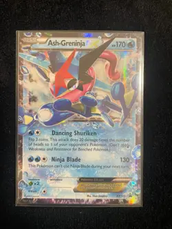 Ash-Greninja EX - XY133 - XY Black Star Promo - English Pokemon - Image 1