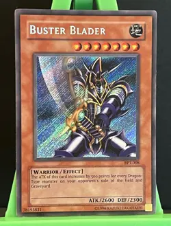 Yu-Gi-Oh! Buster Blader BPT-008 Secret Rare Unlimited English Vintage 2003 - Image 1