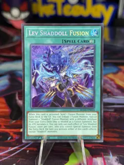 Lev Shadoll Fusion BLGG-EN024 Secret Rare Yugioh Glorious Gallery 1st Edition - Image 1