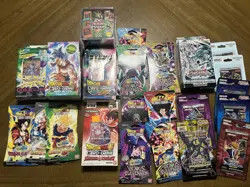 Dragon Ball Z and Yu-Gi-Oh! Sealed Lot 22 Items See Photos - Image 1