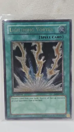 Yugioh Lightning Vortex Ultimate Rare Flaming Eternity FET-EN040 1st Edition NM - Image 1