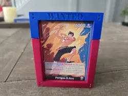 One Piece TCG – Red/Blue Portgas.D.Ace (OP13-002) Complete Ready-to-Play Deck - Image 1