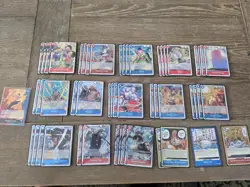 One Piece TCG – Red/Blue Portgas.D.Ace (OP13-002) Complete Ready-to-Play Deck - Image 2