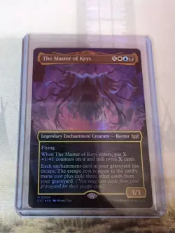 MTG - The Master of Keys - Borderless Foil - Duskmourn: House of Horror - Image 1