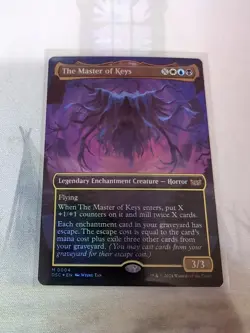 MTG - The Master of Keys - Borderless Foil - Duskmourn: House of Horror - Image 2