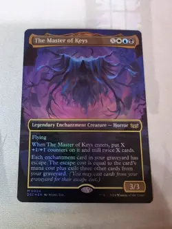 MTG - The Master of Keys - Borderless Foil - Duskmourn: House of Horror - Image 3