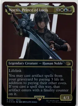 Noctis, Prince of Lucis (Borderless) R FINAL FANTASY 401 NM - Image 1