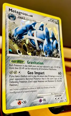🔥 Metagross Supreme Victors Pokemon 7/147 Cracked Ice Holo Rare NM 🔥 - Image 2