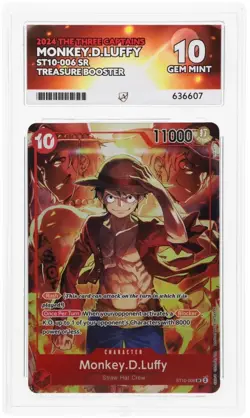 One Piece Monkey D. Luffy ST10-006 Promo Treasure Boosters Set - ACE 10 - Image 2
