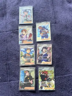 7 Full Art Trainer pokemon card Lot All Cards Near Mint -7 Cards! - Image 1